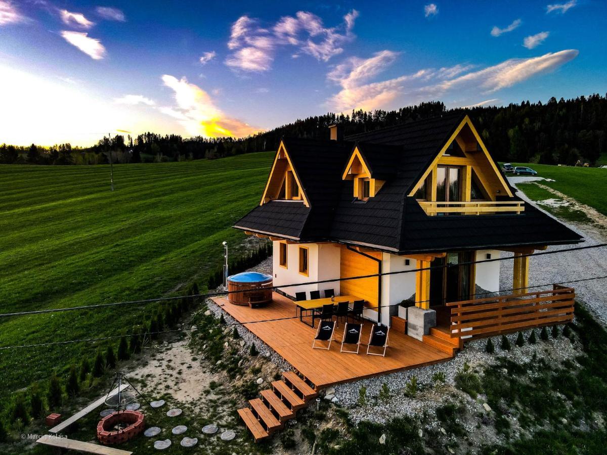 Em Gorce Resort Domki Z Sauna I Jacuzzi Waksmund Bagian luar foto