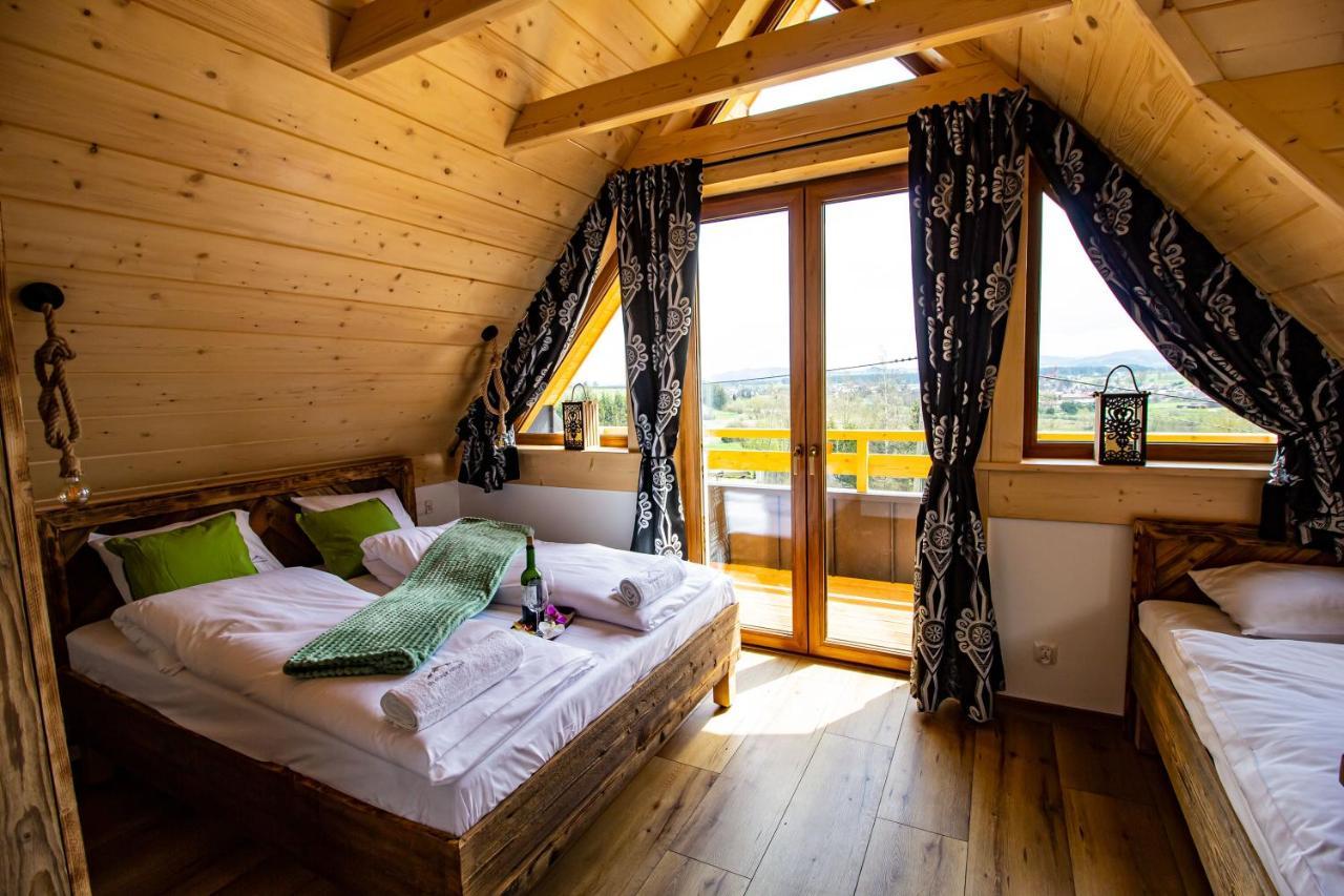 Em Gorce Resort Domki Z Sauna I Jacuzzi Waksmund Bagian luar foto
