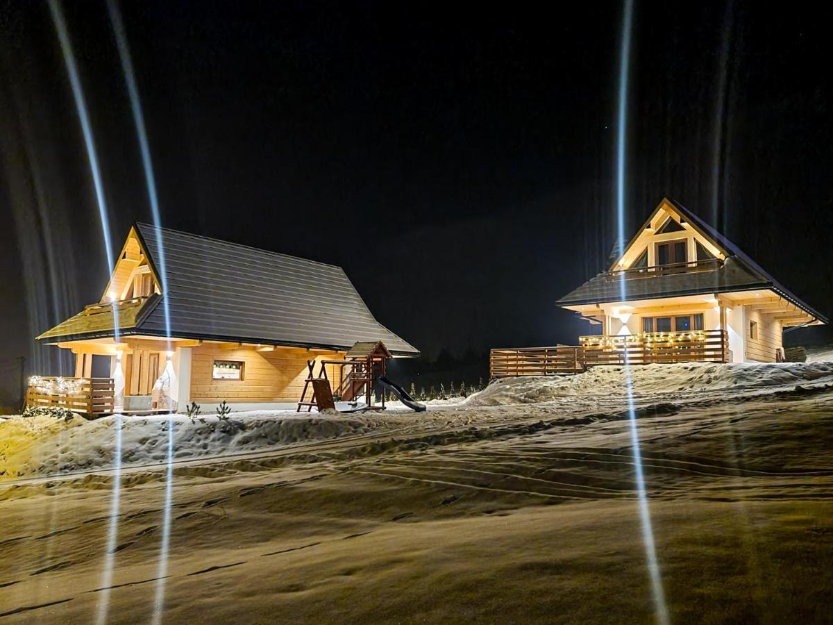 Em Gorce Resort Domki Z Sauna I Jacuzzi Waksmund Bagian luar foto