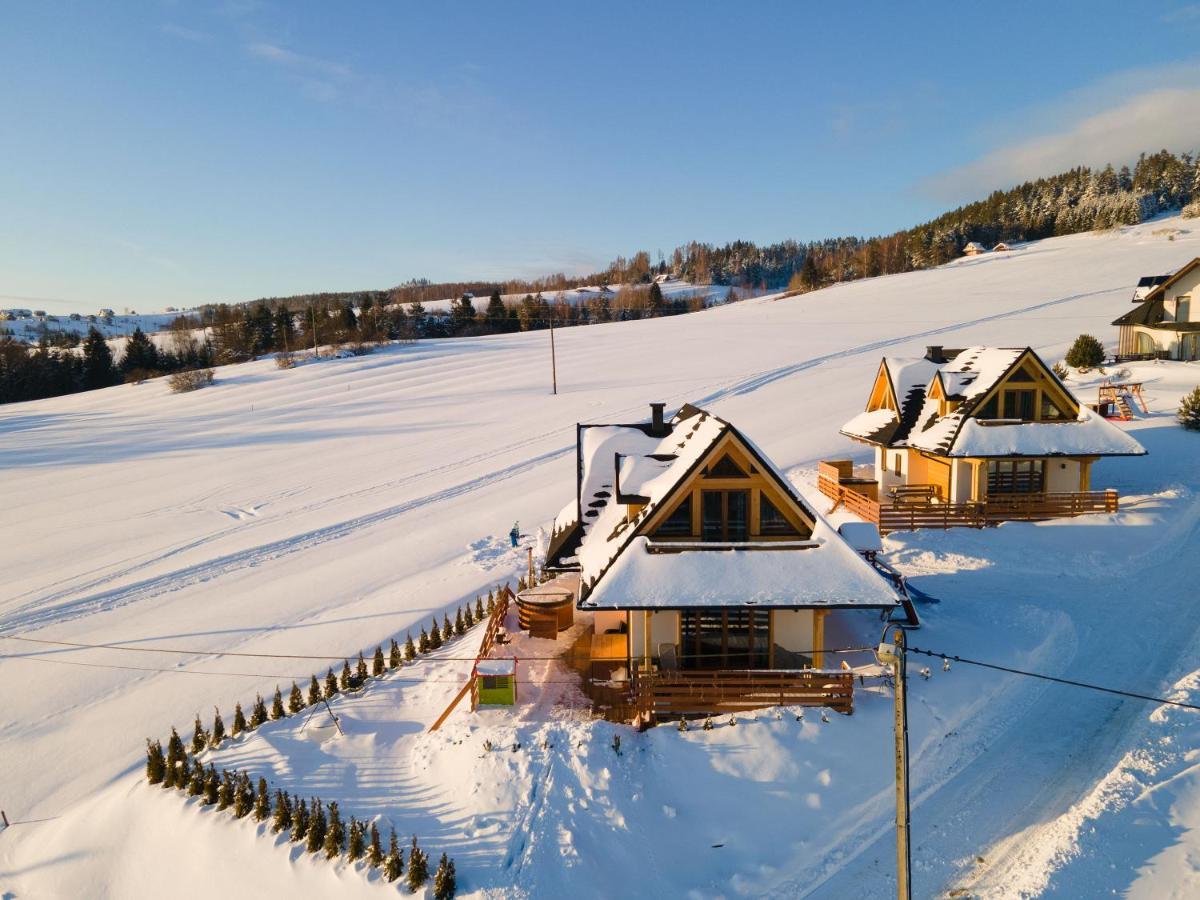 Em Gorce Resort Domki Z Sauna I Jacuzzi Waksmund Bagian luar foto