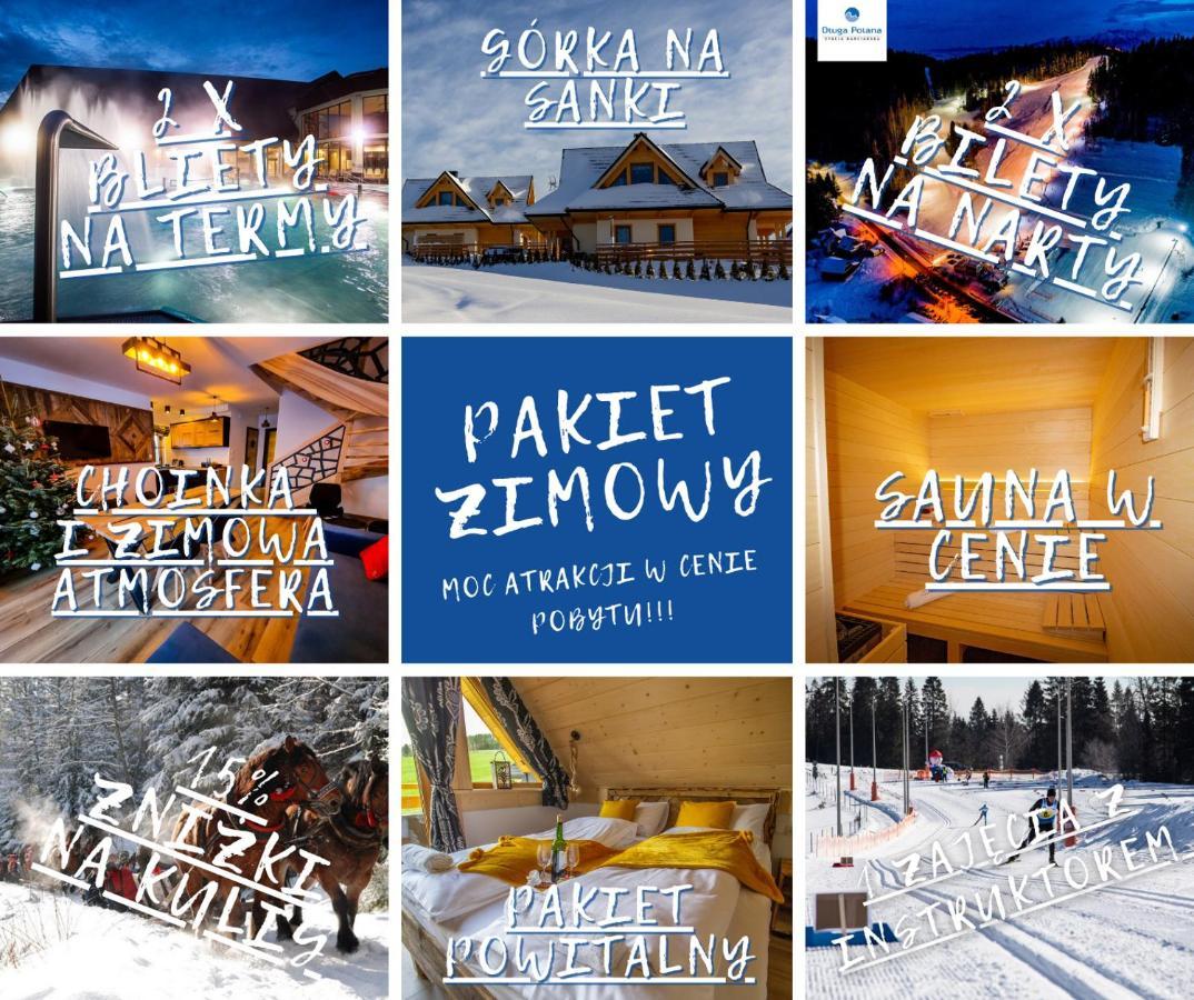 Em Gorce Resort Domki Z Sauna I Jacuzzi Waksmund Bagian luar foto