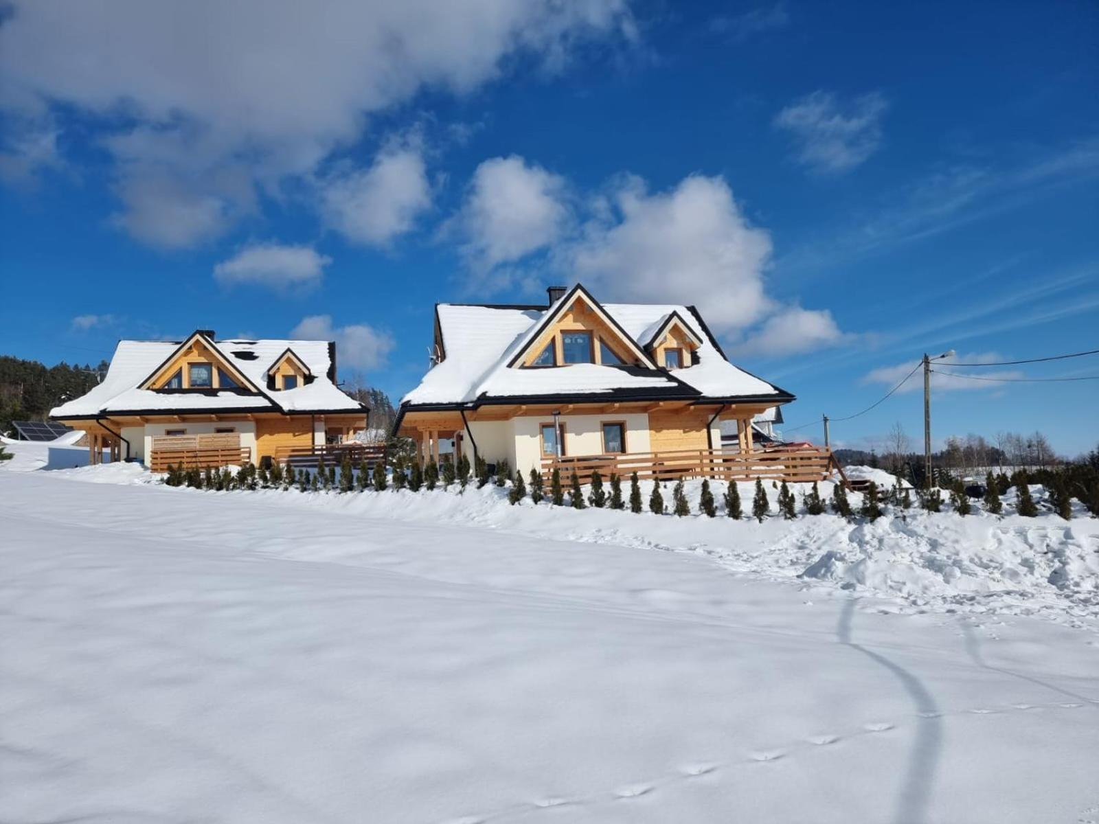 Em Gorce Resort Domki Z Sauna I Jacuzzi Waksmund Bagian luar foto