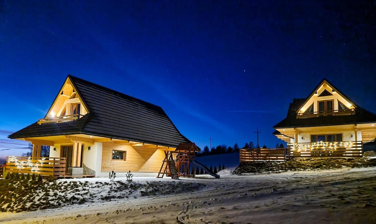 Em Gorce Resort Domki Z Sauna I Jacuzzi Waksmund Bagian luar foto
